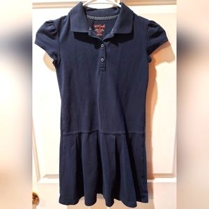 Cat & Jack Short Sleeve Navy Blue Polo Uniform Dress size Small (6/6X)